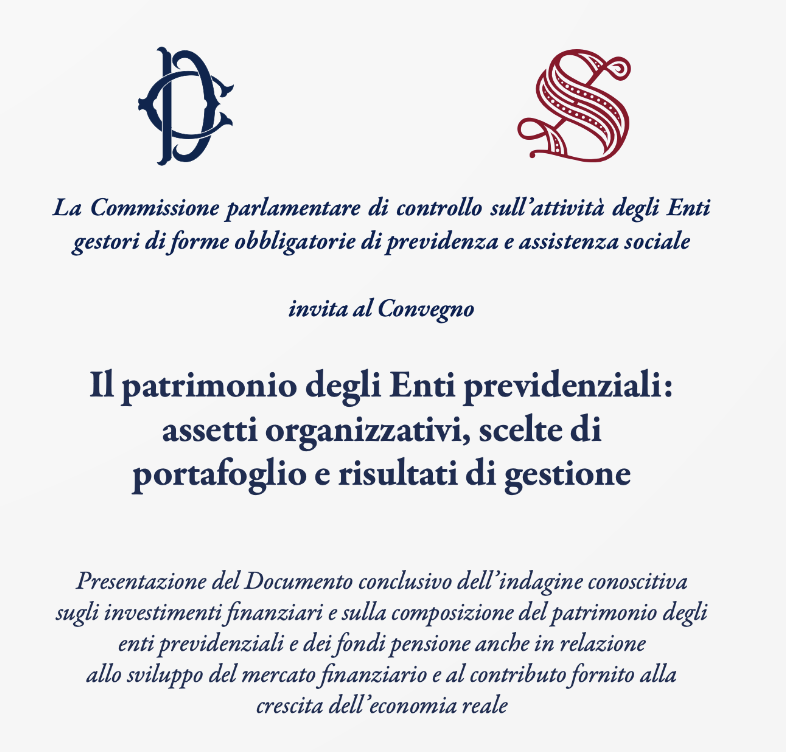Il patrimonio degli Enti previdenziali: assetti organizzativi, scelte di portafoglio e risultati di gestione